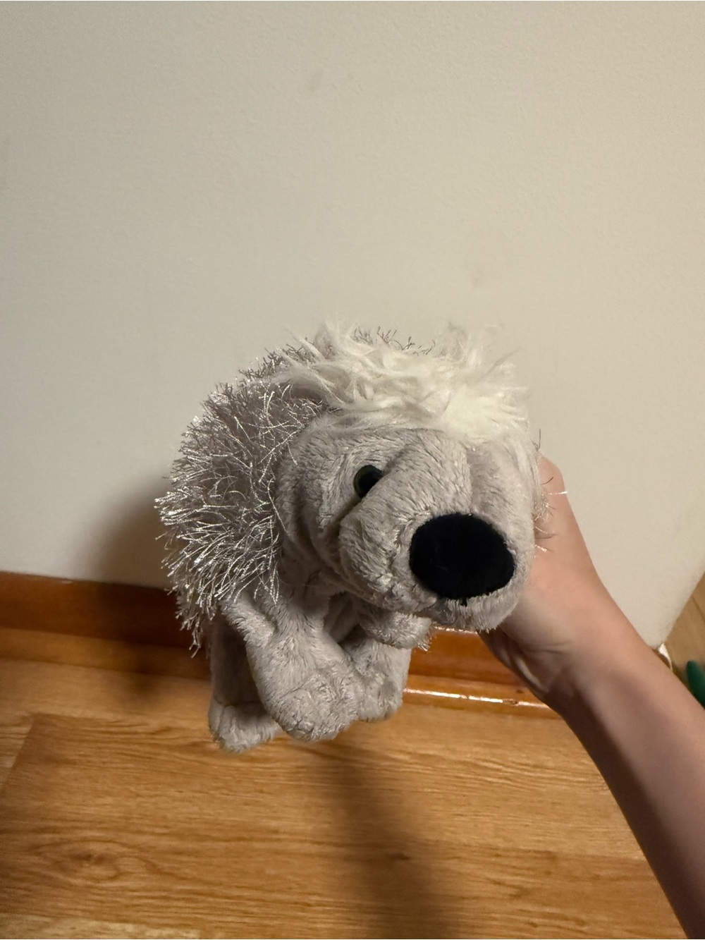 Webkinz Gray Porcupine -NO CODE- Ganz Plush HM368
